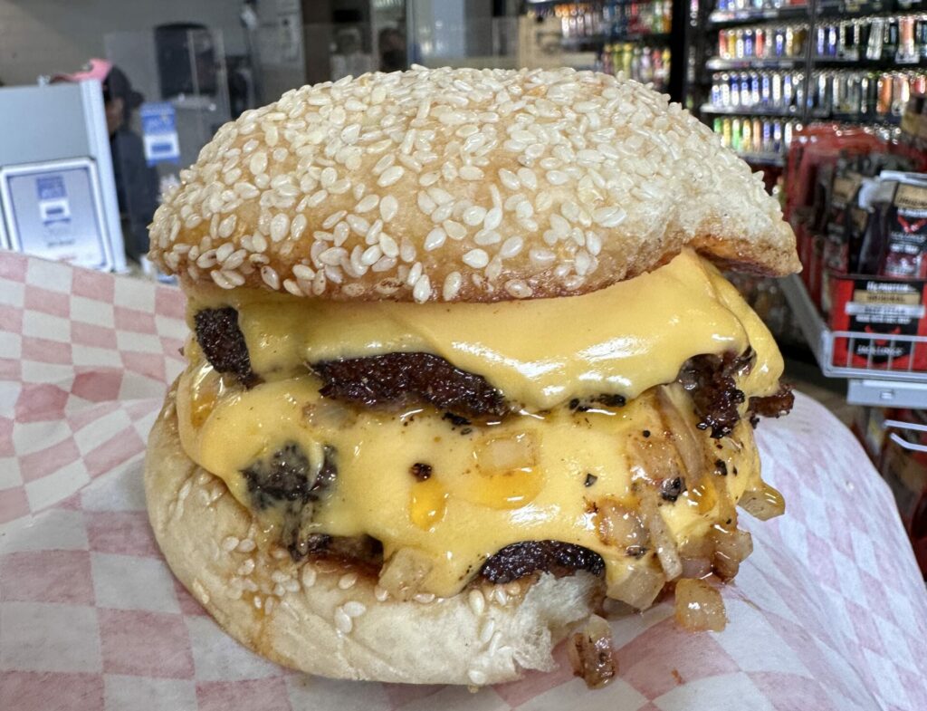 A CHEESEBURGER...just a well-made cheeseburger.